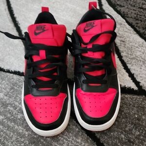 Nike Red and Black Sneakers